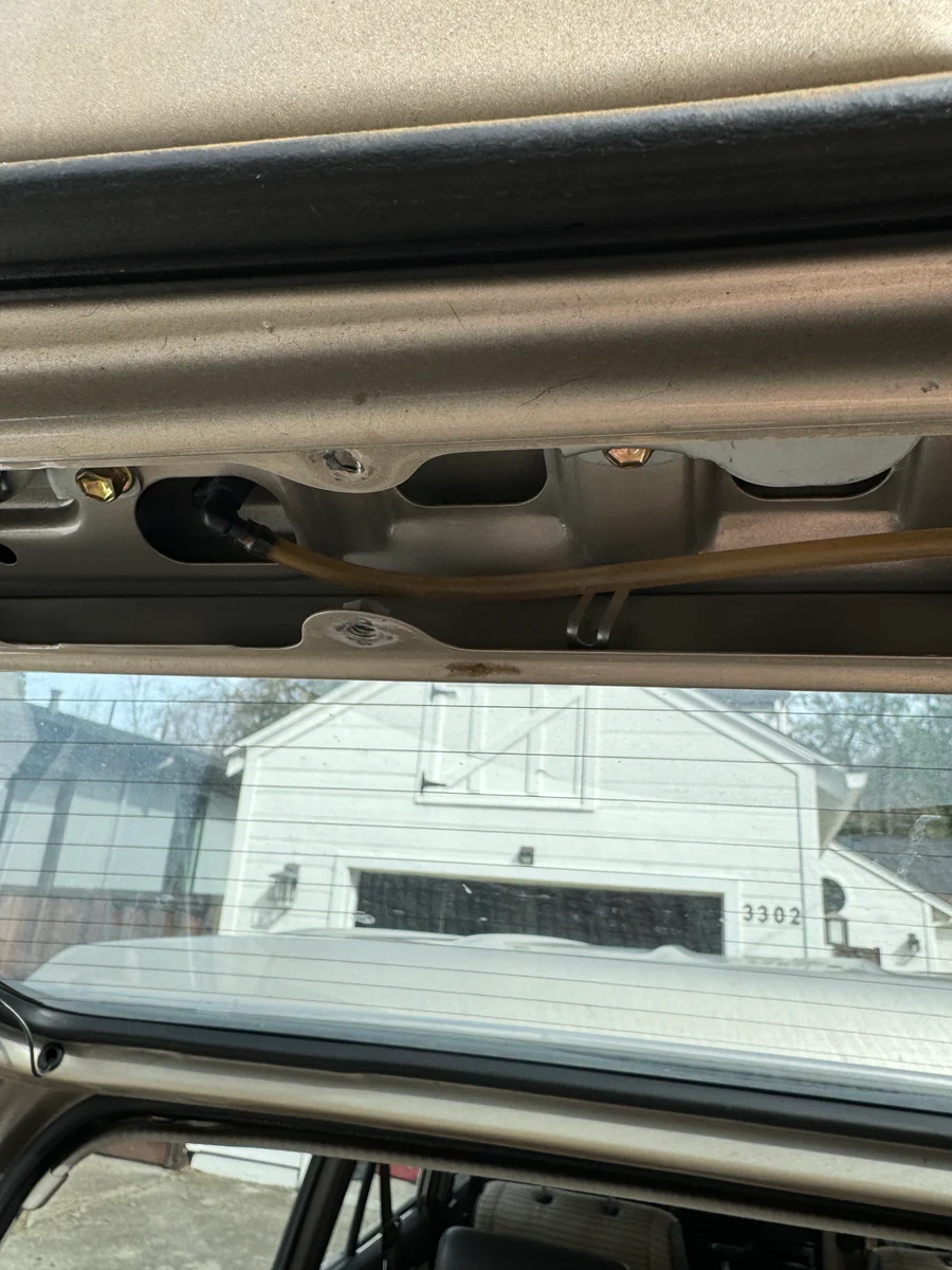 Rear washer