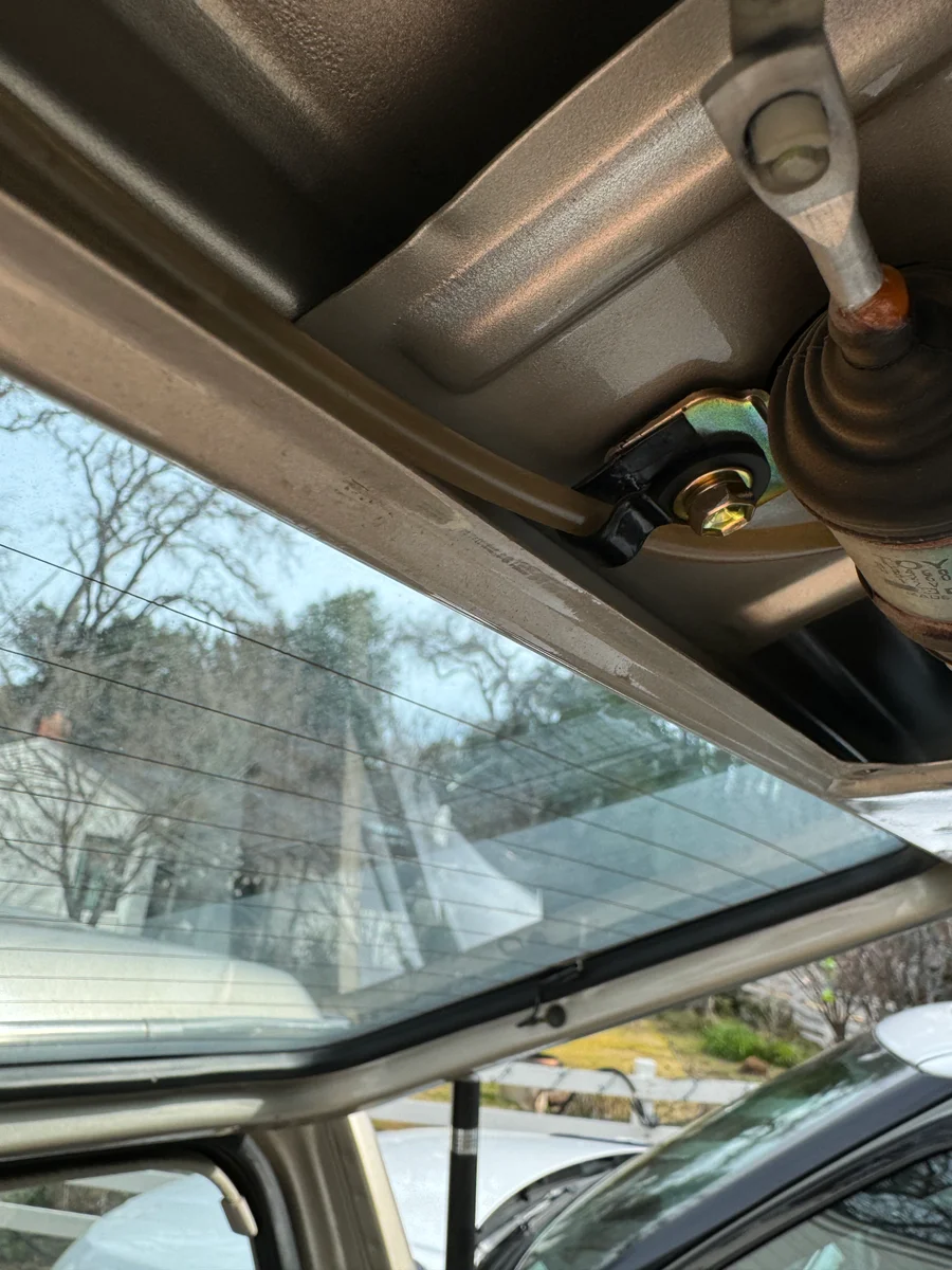 Rear washer