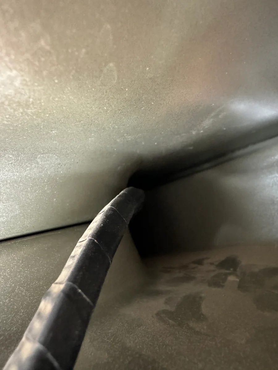 Rear washer