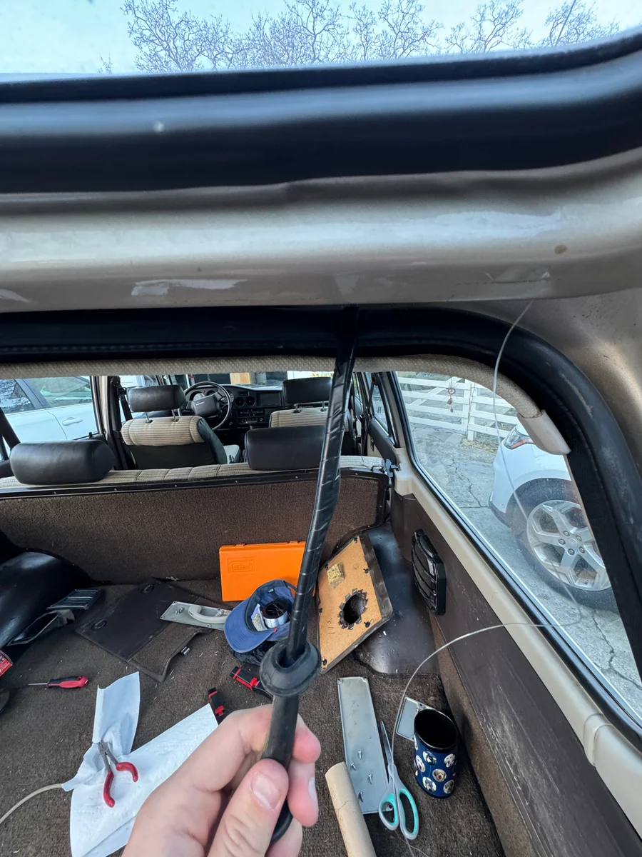 Rear washer