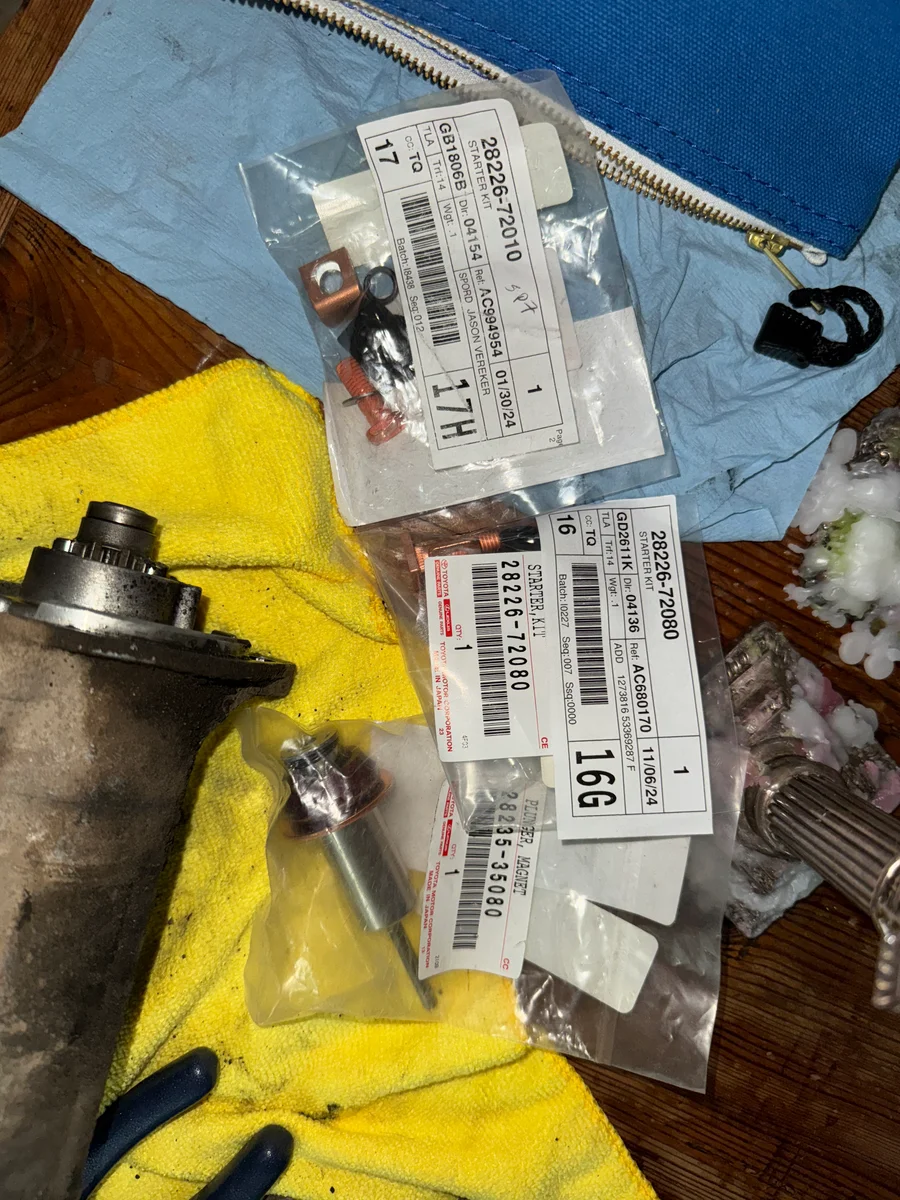 Starter rebuild
