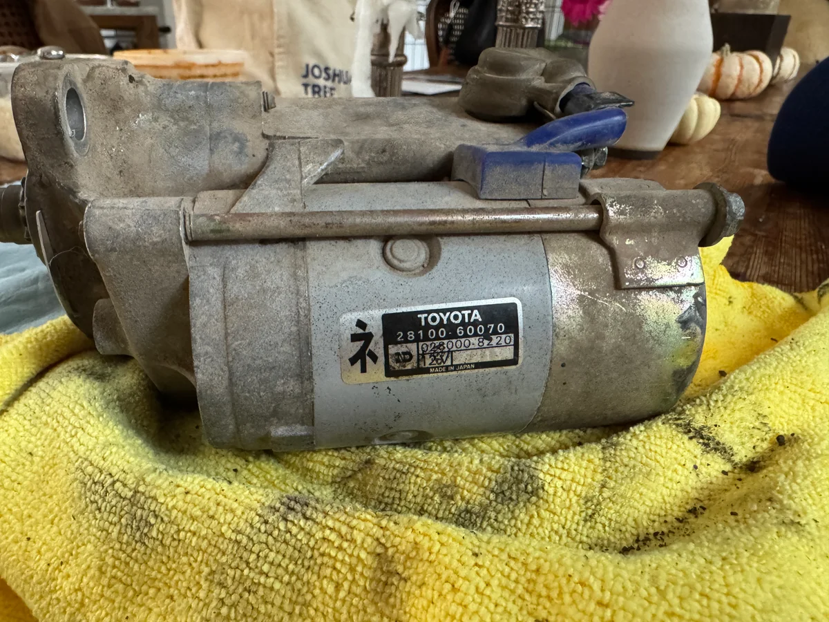 Starter rebuild