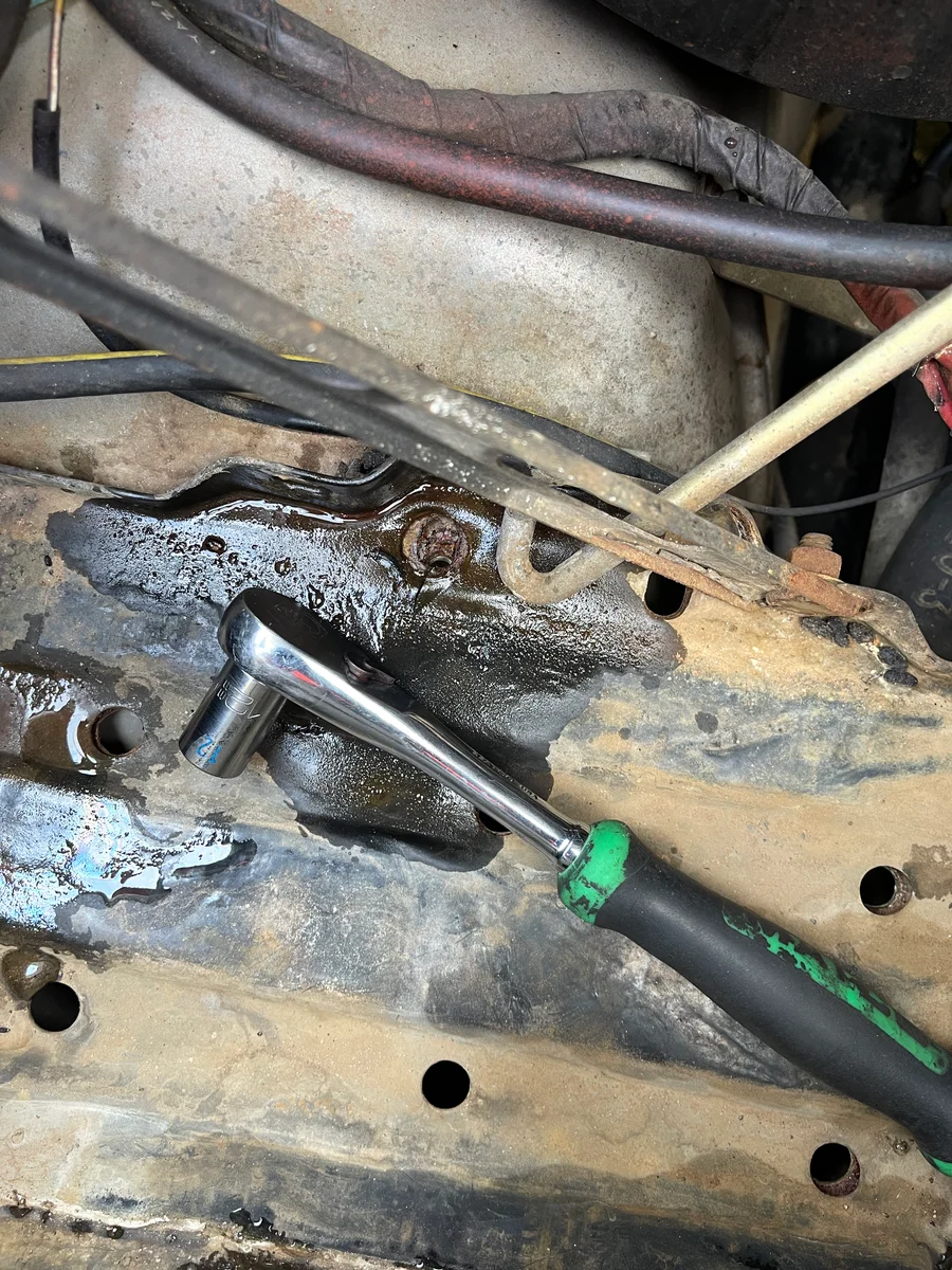 Water pump and belts