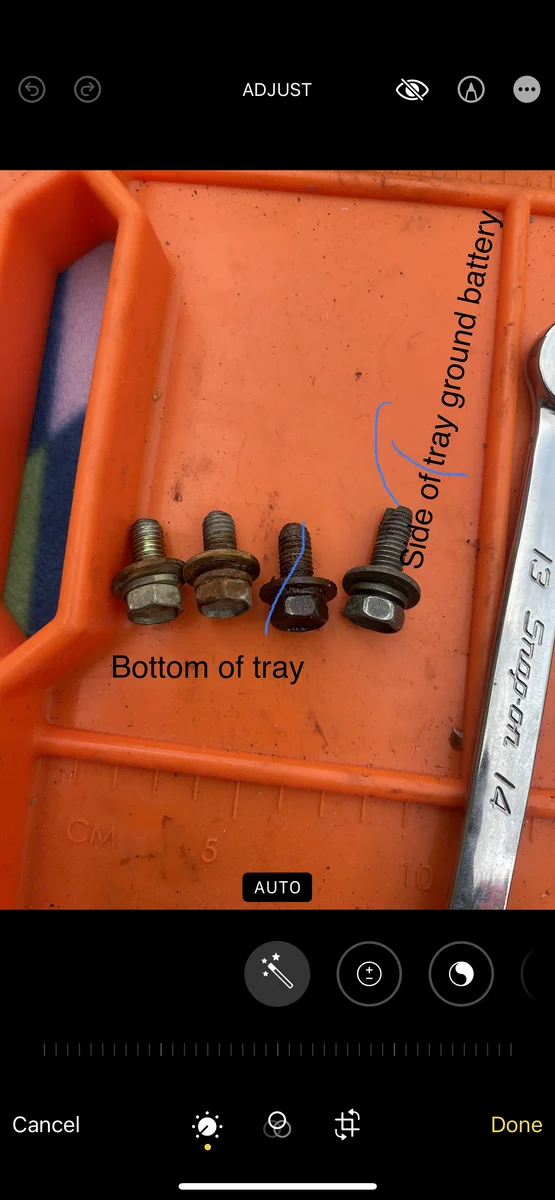 Water pump and belts
