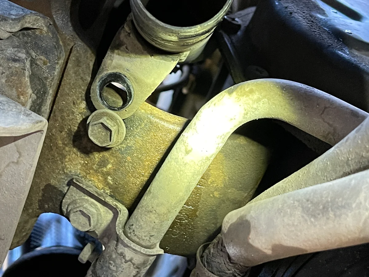 Water pump and belts