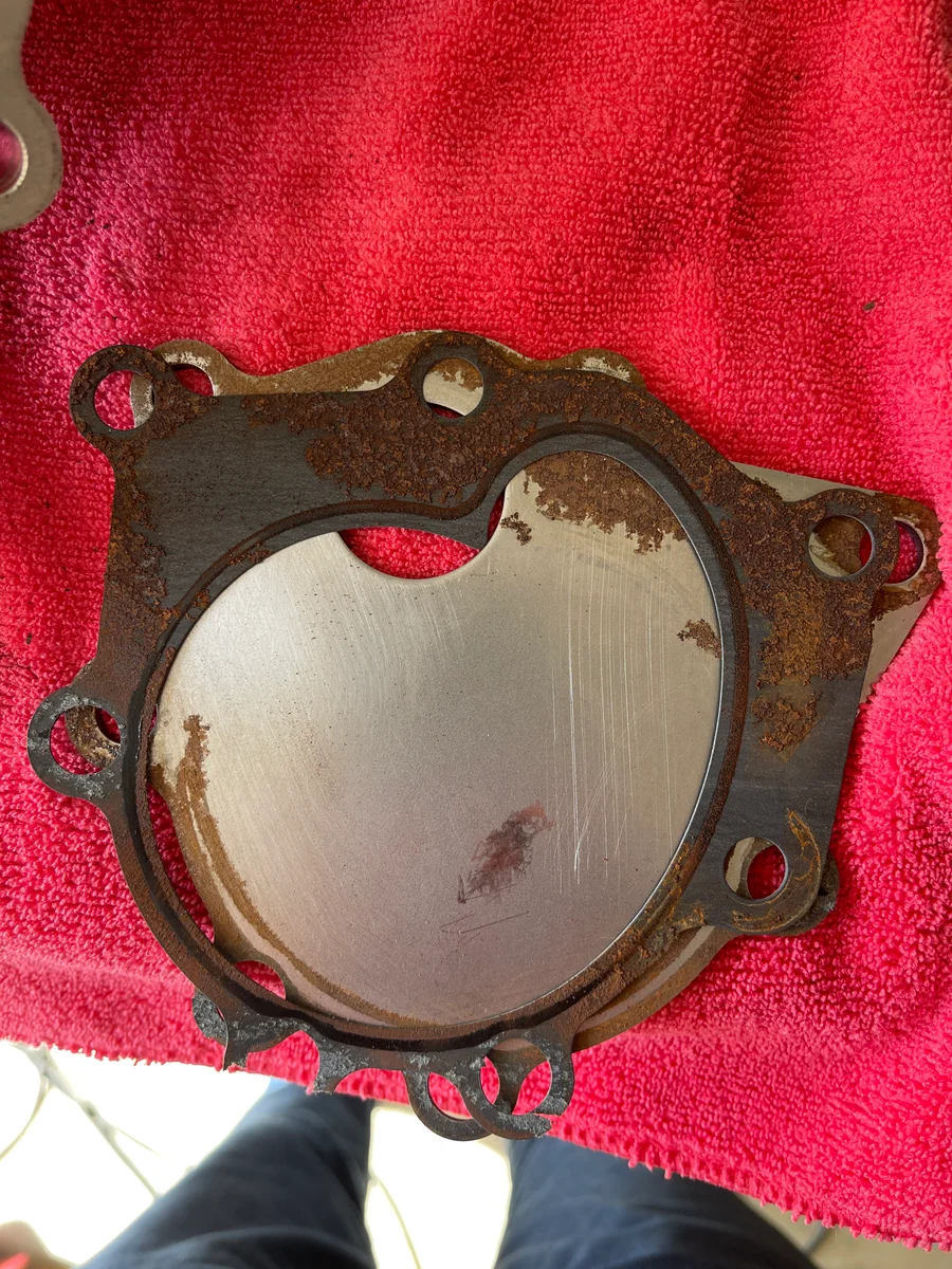 Water pump and belts