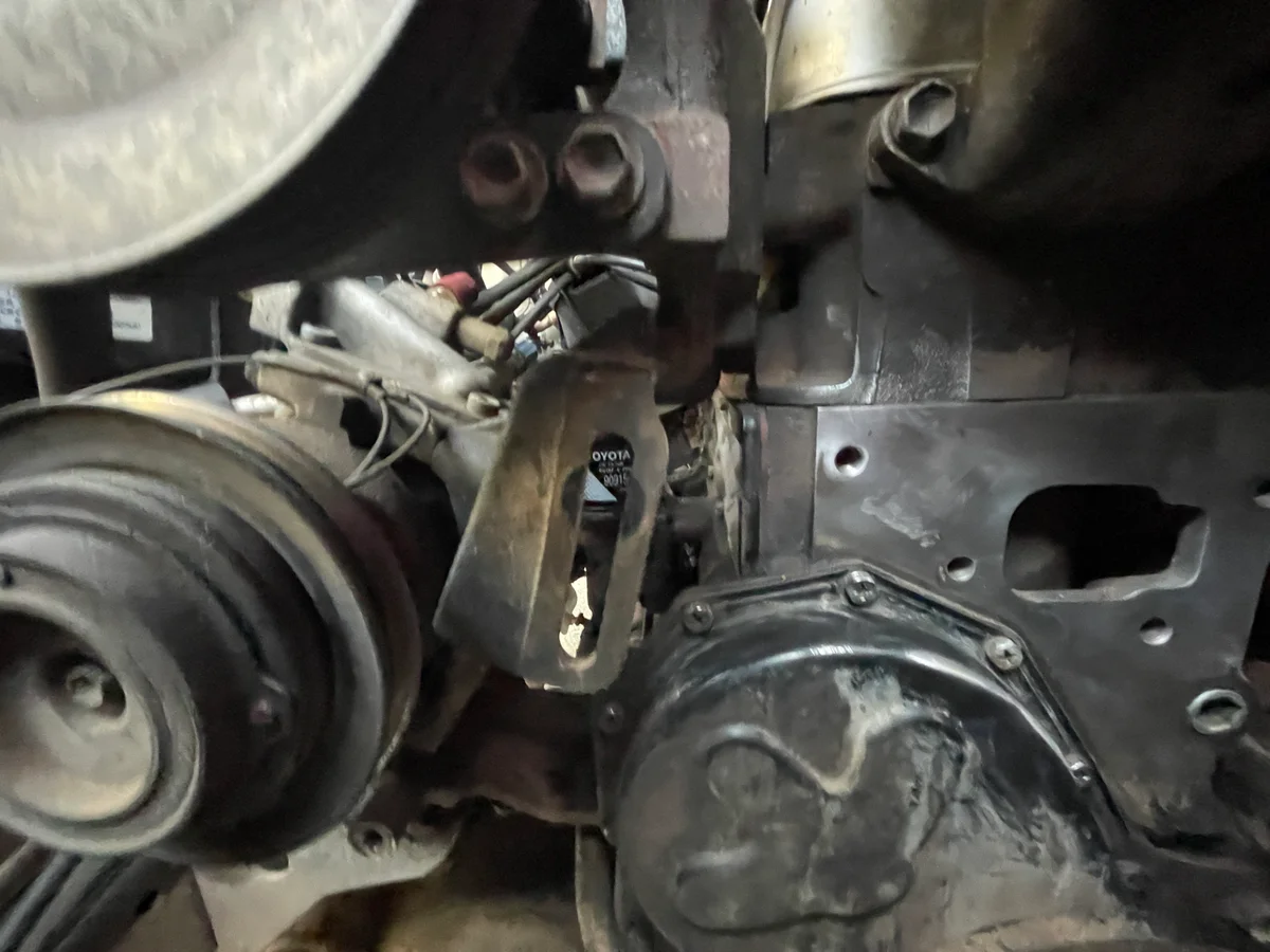 Water pump and belts