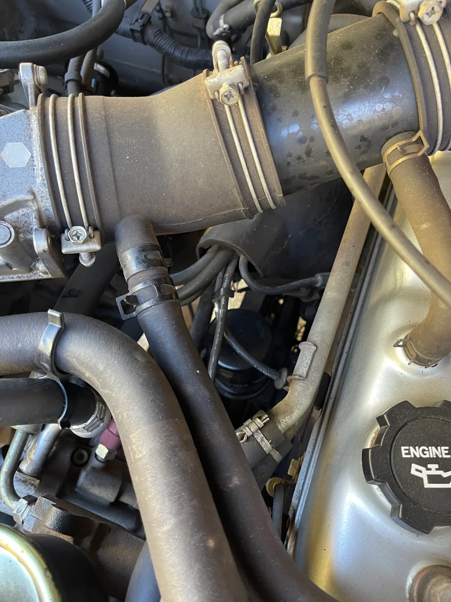 Water pump and belts