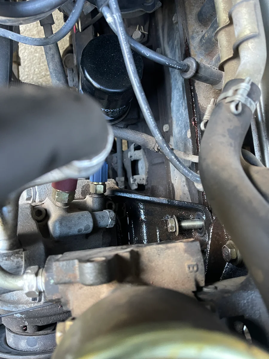 Water pump and belts