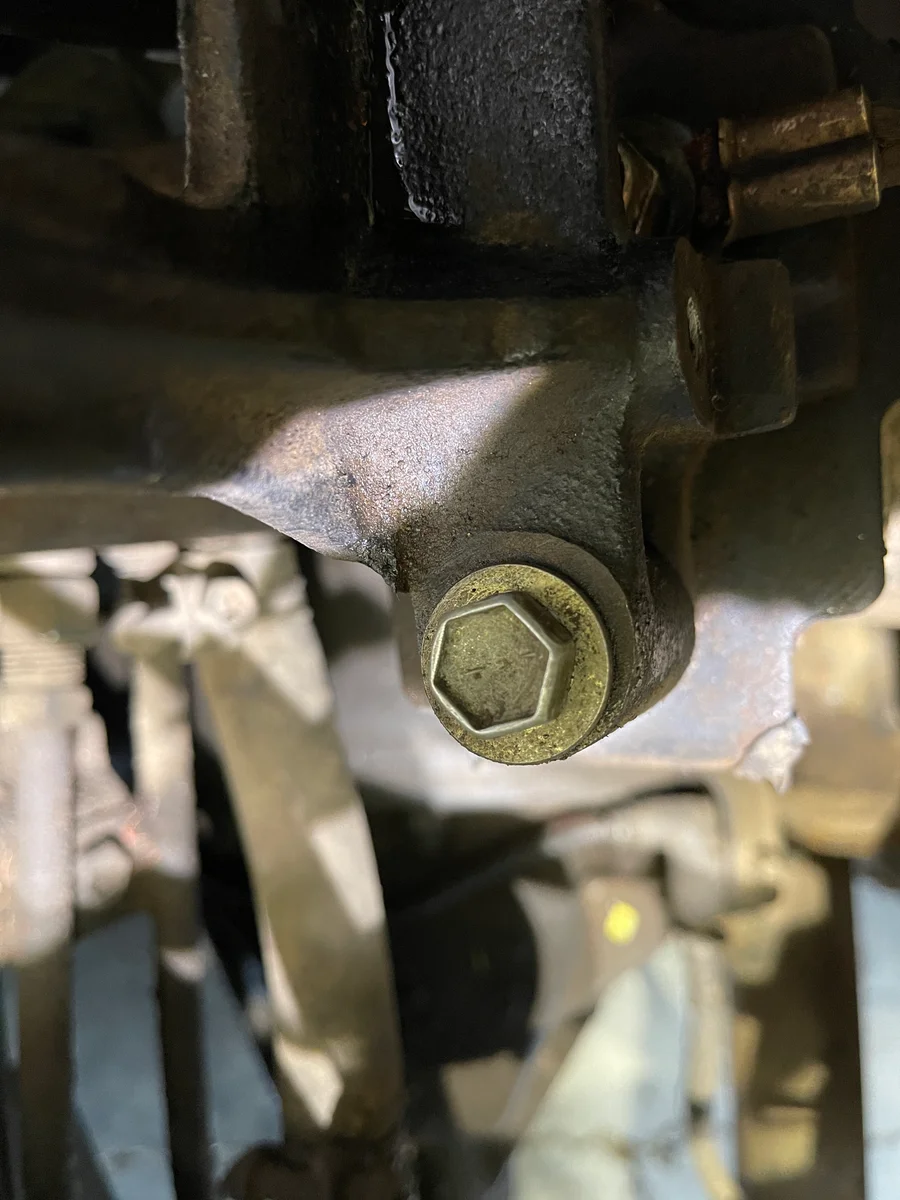 Water pump and belts
