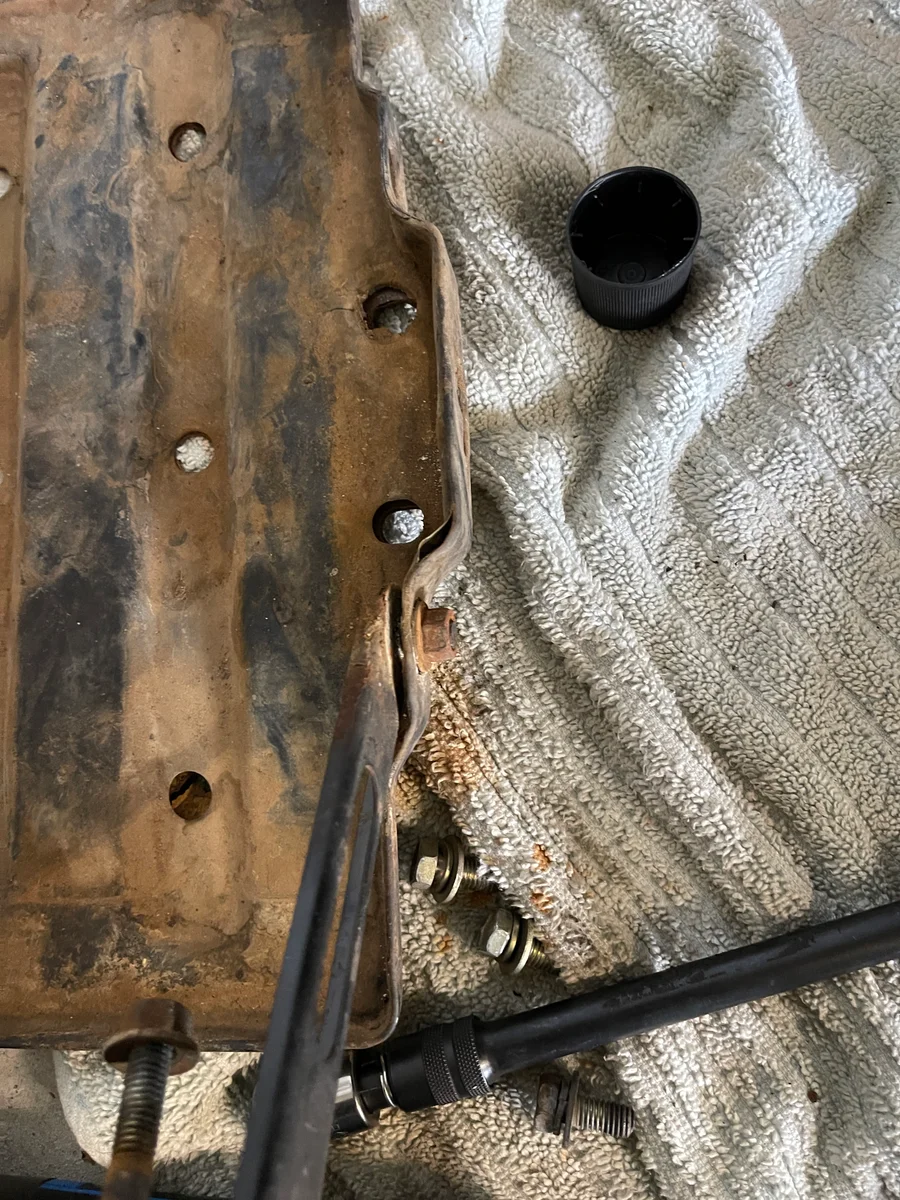 Water pump and belts