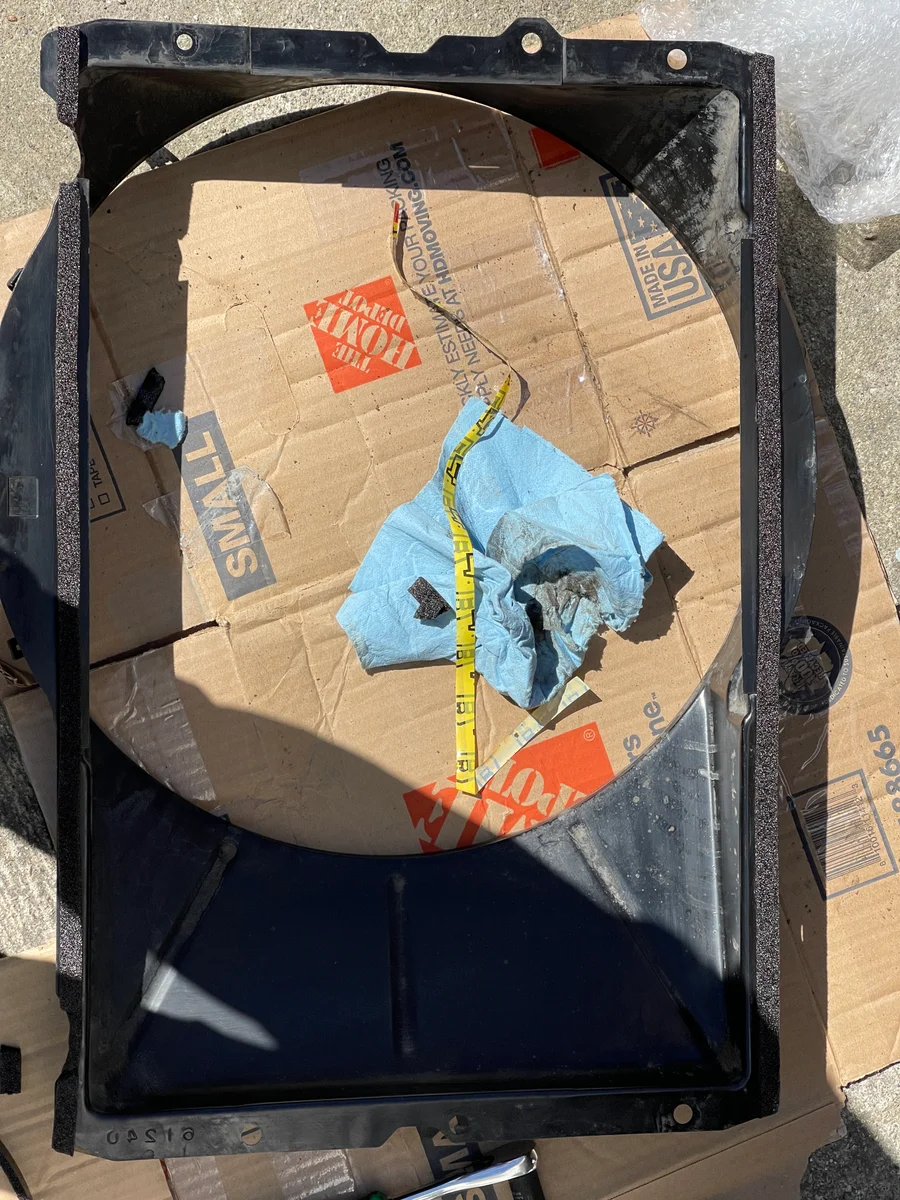 Water pump and belts