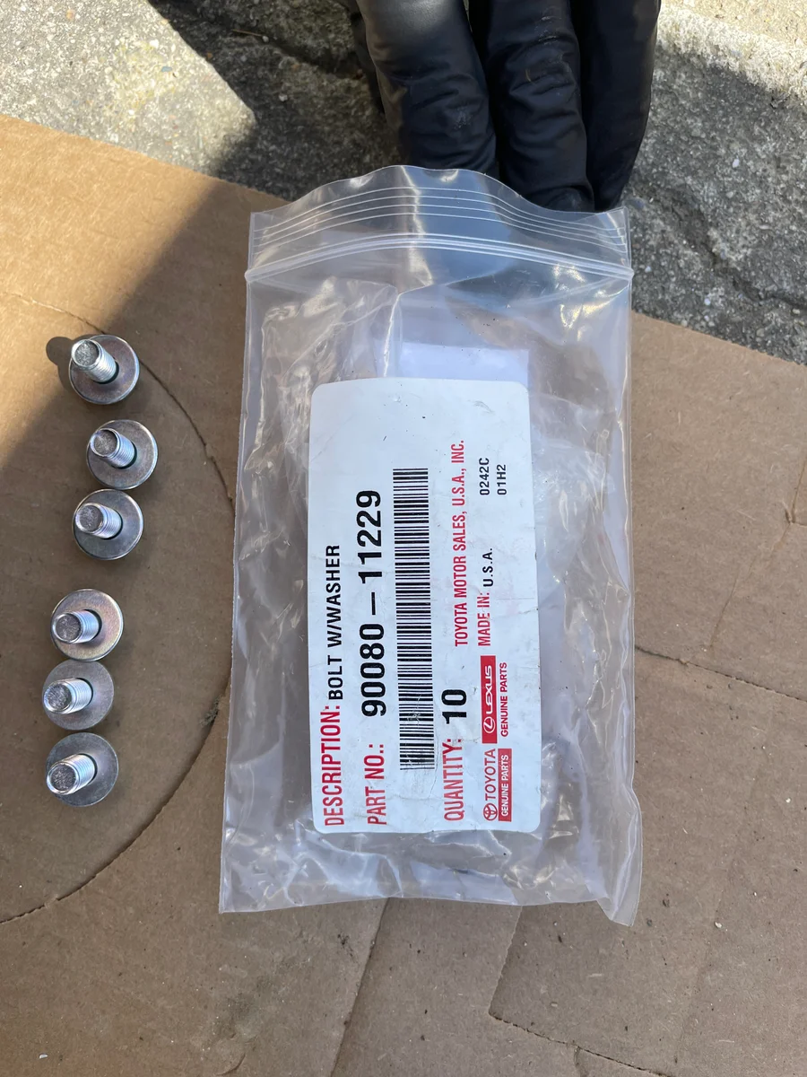 Water pump and belts