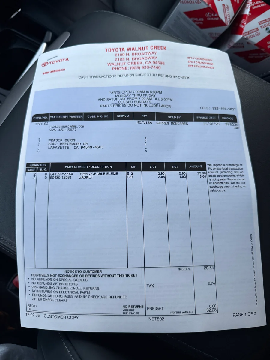 Oil Change